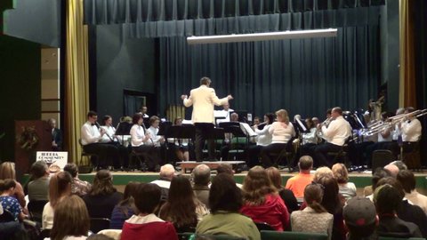 Conducting the Iberia Community Band